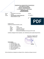 Undangan Pembentukan Tim Penyusun RKP