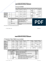 Time Table AED-1