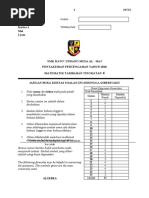 3472/1 Matematik Tambahan Kertas 1 Mei 2 Jam: Sulit 1 3472/1