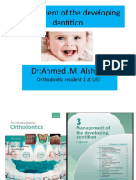 Management of Developing Dentition