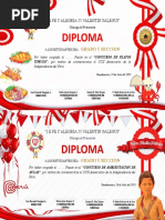 Diploma de Aula Fiestas Patrias