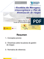 Plan de Gestion de Riesgos en Farmacovigilancia