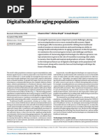 Digital Health For Aging Populations