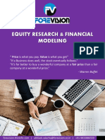 Equity Research Financial Modeling