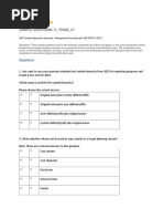 C TFIN22 67 Sample Questions