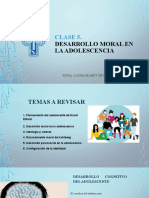 Clase 5. Desarrollo Moral en La Adolescencia