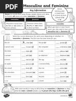 T MFL 1650012882b French Masculine and Feminine Worksheet Black and White PDF