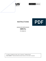 Olympus OER-Pro Operation Manual