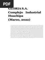 Evaluacion de Impacto Ambiental - GLORIA S.A. 2022