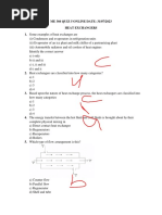 (Questions Only) ME 366 ONLINE REGULAR QUIZ 5 2022 - 2023