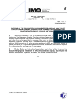 LEG.1-Circ.11 - Outcome of The Regulatory Scoping Exercise and Gap Analysis of Conventions Emanating From... (Secretariat)