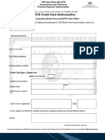 Amex Platinum Credit Card Authorization Form