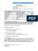 Cas de Synthèse N°3 - Gestion Budgétaire