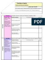 Planner Teaching As Inquiry