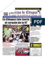 Periódico Noticias de Chiapas, Edición Virtual Miércoles 02 de Agosto de 2023