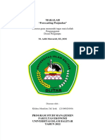 Forecasting Penjualan