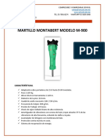 Martillo Montabert M900