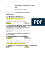 3er. Tercer Examen Parcial de Histología Medicina 2017