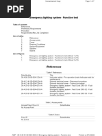 Emergency Lighting System - Function Test: References