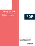 Guía de Inicio Getting Started: Read (Addendum) First