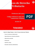 CA157-Sesión 10-Código Tributario-Libro III-Procedimiento Contencioso Tributario