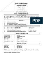 Kamaljeet Singh CV