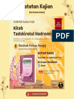 Kajian Kitab Tadzkirotul Hadromiyah (Pertemuan Kedua)