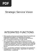 Strategic Service Vision