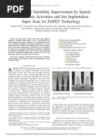 Wafer Level Variability Improvement by Spatial Source Drain Activation and Ion Implantation Super Scan For FinFET Technology