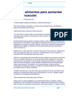 Transcripción - Dieta y Alimentos para Aumentar Masa Muscular