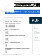 Vou Passar Na Esa - NOUNS e Plural of Nouns - 20 Exercícios Com Gabarito