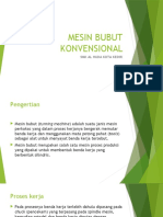 Mesin Bubut Konvensional