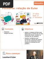 Poliedros Relação de Euler