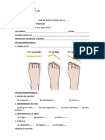 Hoja de Práctica de Pedicure