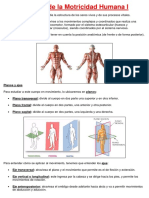 Biología de La Motricidad Humana I