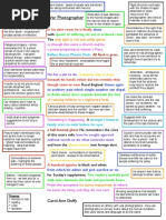 War Photographer Annotated