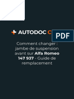 Comment Changer - Jambe de Suspension Avant Sur Alfa Romeo 147 937 - Guide de Remplacement