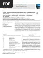 7 - Fragility Functions For Partially-Grouted Masonry Shear Walls With Bed-Joint Reinforcement