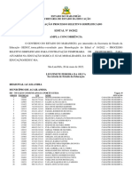 Homologação Edital #19 2022 Processo Seletivo Educação Básica