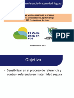 Referencia y Contrarreferencia Maternidad Segura