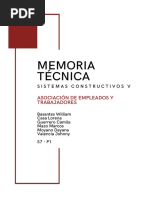 Memoria Técnica