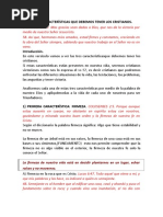 Tres Características Que Debemos Tener Los Cristianos.