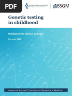 Genetic Testing in Childhood - 0