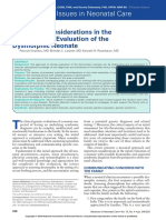 Important Considerations in The Initial Clinical Evaluation of The Dysmorphic Neonate