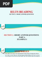 Ielts Reading Section 1