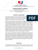 HIPERTENSION ARTERIAL Y DIABETES Dr. Pablo Montenegro