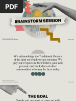 Colorful Scrapbook Brainstorm Session Presentation