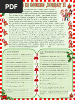 Christmas Is Coming - Christmas Reading Comprehension