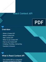React Context API
