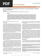 Tourism Marketing Strategies and Domestic Tourism Demand in Kariba Resort (Zimbabwe)